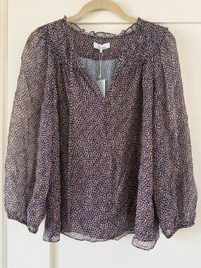 Parker 100% Silk Blouse, Women's Small NWT